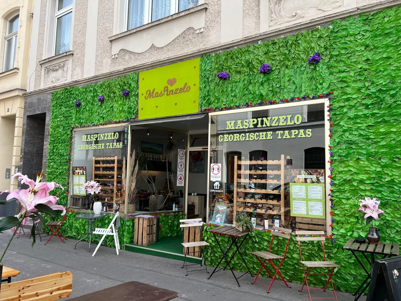 Ladenlokal von Maspinzelo in der Landmannstraße